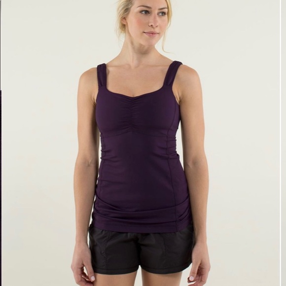 Lululemon Aria II Deep Zinfandel Sz 4 Tank - Picture 1 of 6